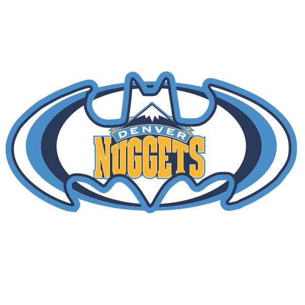 Denver Nuggets Batman Logo fabric transfer